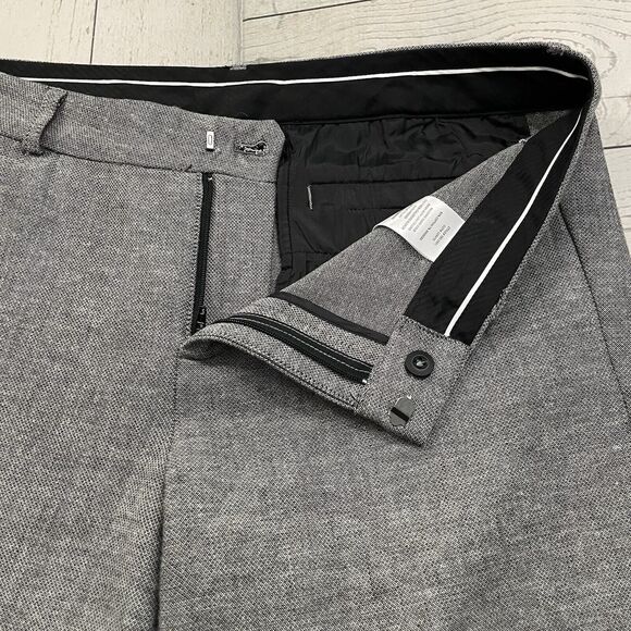 Kut from the Kloth Women's Size 10 Gray Cotton Blend Work Dress Trousers Pants - Picture 4 of 8